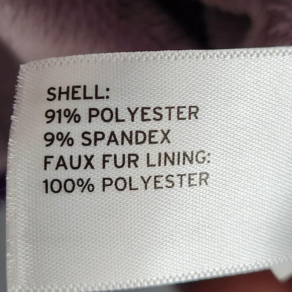 Duluth Trading Co Jacket Womens XL Purple Softshell Hooded Faux Fur Lined Zip - Picture 12 of 14
